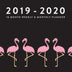 2019 - 2020, 18 Month Weekly & Monthly Planner: Flamingos, January 2019 - June 2020 (2019 2020 18-Month Daily Weekly Monthly Planner, Organizer, Agenda and Calendar)