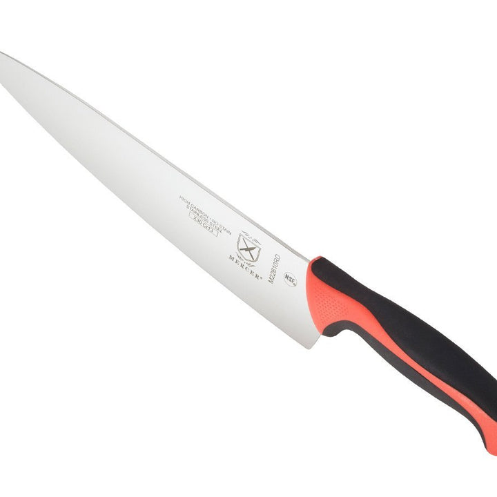 Mercer Culinary Red Millennia Colors Handle, 10" Chef's Knife