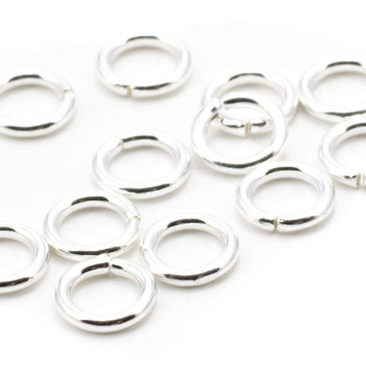 Cousin 4mm Sterling Silver Open Jump Ring - 25pc