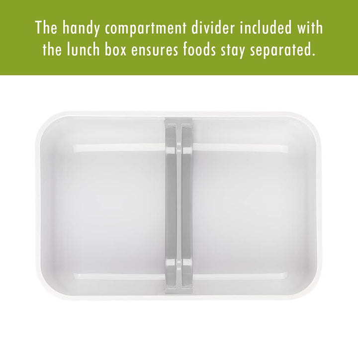 ZWILLING Fresh & Save Large Lunch Box, Airtight Food Storage Container, Meal Prep Container, BPA-Free, white