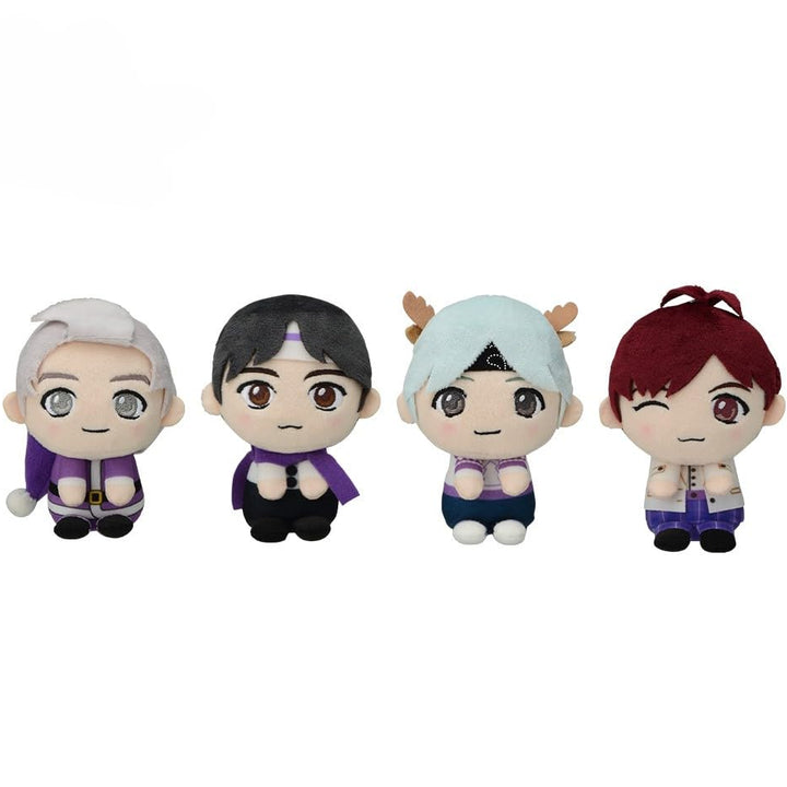 & You TinyTAN Purple Holidays MP Mascot RM & Jin & SUGA & j-Hope