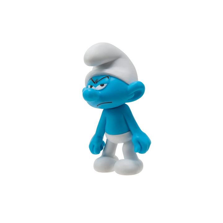 The Smurfs 40TH Anniversary Classic Figure 10 Pack - Features 2-Inch Smurfette, Grouchy, Greedy, Papa Smurf, Brainy, Hefty, Vanity, Harmony, Jokey, Chef - Authentic Details