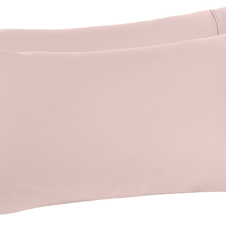 Aware 100% Organic Cotton 300 Thread Count Pillowcase Set, Blush, Standard, 2 Pack, 32" x 20"