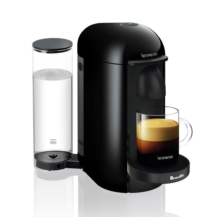 Nespresso Vertuo Plus Deluxe Coffee and Espresso Maker by Breville, Black Machine