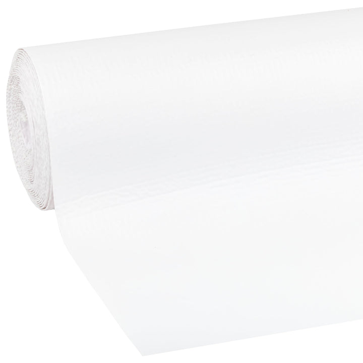 Smooth Top EasyLiner for Cabinets & Drawers - Easy to Install & Cut to Fit - Shelf Paper & Drawer Liner Non Adhesive - Non Slip Shelf Liner for Kitchen & Pantry - 12in. x 24ft. - White 12" x 24' (Pack of 1)