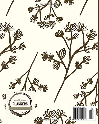 5 Year Calendar/Monthly Planner for 2021-2025: Multi Year Calendar to Schedule Appointments, Events, and To-Do’s / 8x10 floral cover (Run With Purpose Planners)