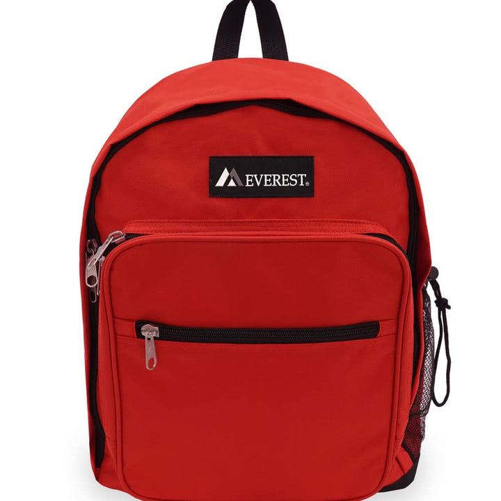 Everest Luggage Classic Backpack, Red, Medium One Size