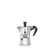 Bialetti - Moka Express: Iconic Stovetop Espresso Maker, Makes Real Italian Coffee, Moka Pot 1 Cup (2 Oz - 60 Ml), Aluminium, Silver