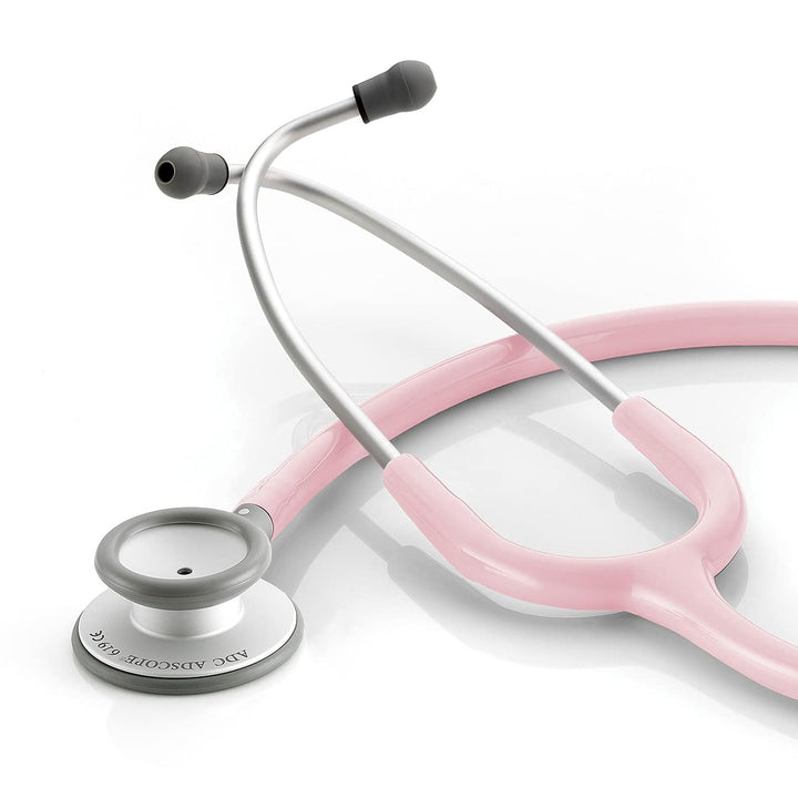 ADC - 619P Adscope Lite 619 Ultra Lightweight Clinician Stethoscope with Tunable AFD Technology, Pink Adscope Lite 619 - New Version