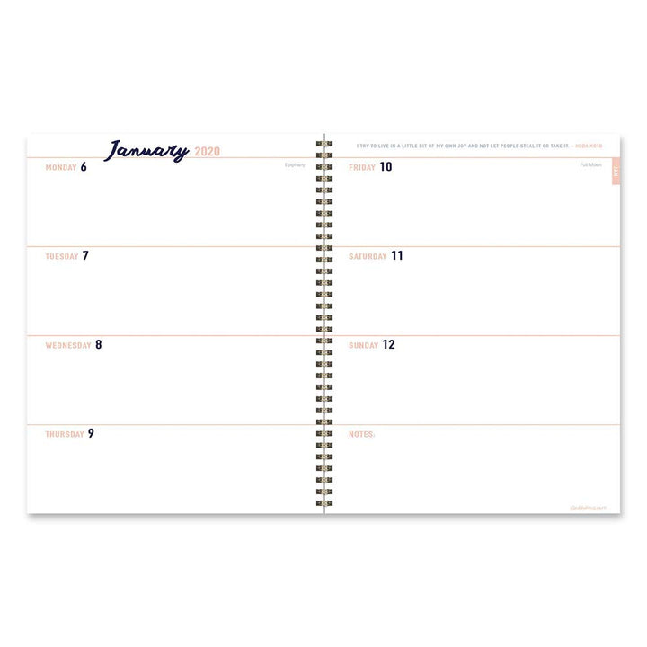 2020 Get It Girl Large Weekly Monthly Planner