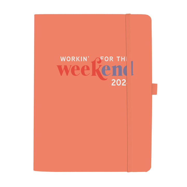 Graphique 2024 Business Planner | 18 Month Organizer, July 2023-Dec. 2024 | Weekly & Monthly Spreads | To-Do List & Note Pages | Pocket & Pen Loop | Vegan Leather | Glossy Weekend | 6 x 8