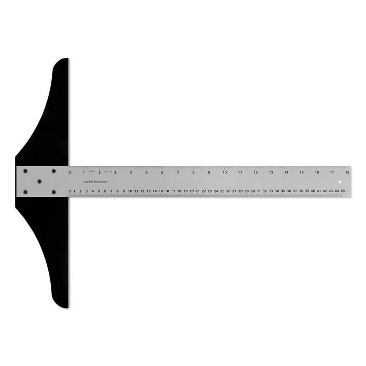 Heavy-Duty Aluminum T-Square for Art, Framing & Drafting, 18-inch Heavy-Duty