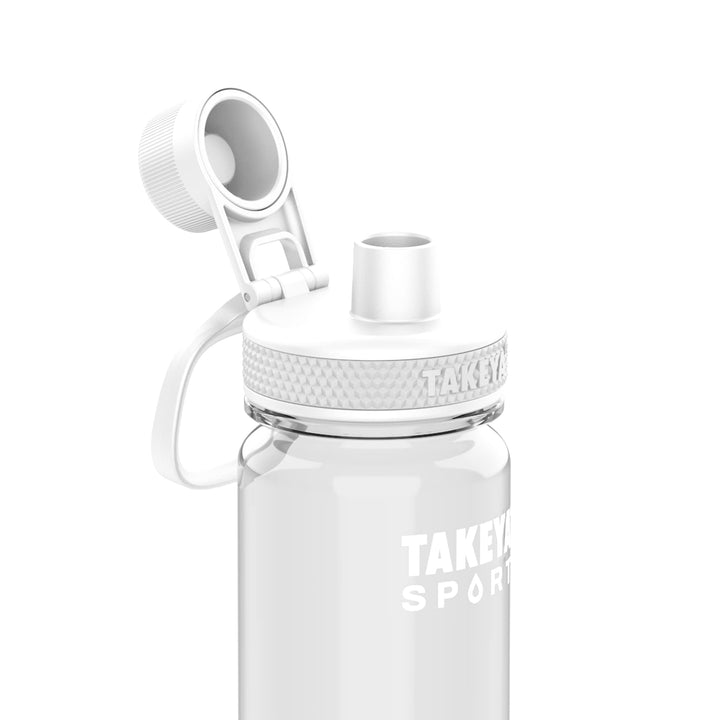 Takeya Sport 24 oz Tritan Plastic Water Bottle with Spout Lid, Premium Quality, BPA Free, Extreme Air