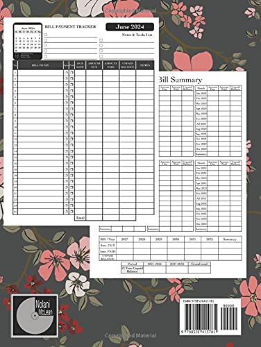 12 Year Bill Payment Tracker 2021-2032: July 2021 - December 2032 | Simple monthly bill organizer planner for twelve years | Hardcover with white pink ... Monthly Bill Planner July 2021-December 2032)