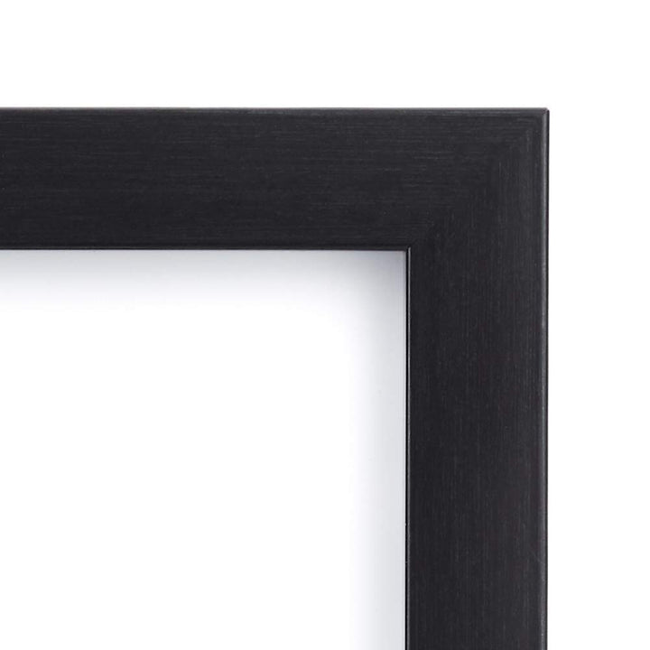 Basics Rectangular Photo Picture Frame, 5" x 7", Pack of 2, Black 5" x 7"