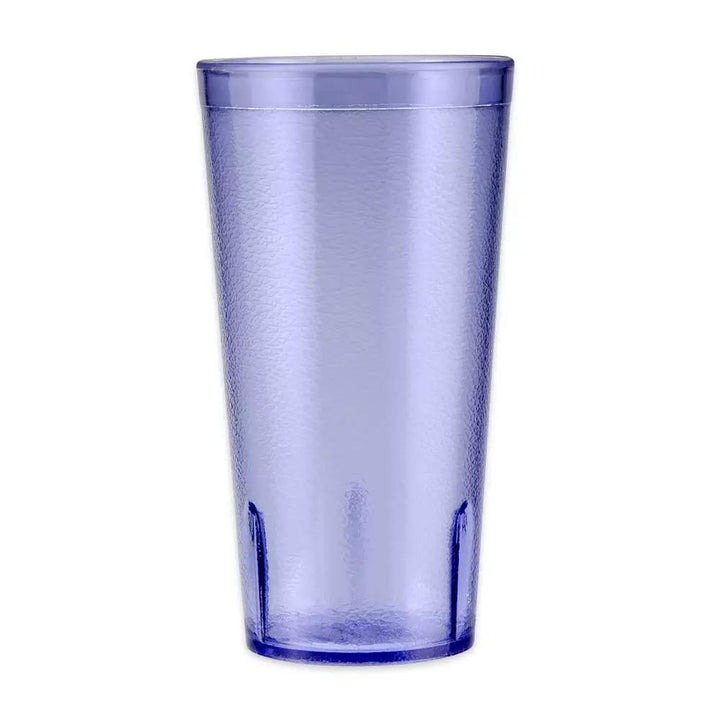 G.E.T. 6620-1-BL-EC Heavy-Duty Plastic Restaurant Tumblers, 20 Ounce, Blue (Set of 4) 4 Count (Pack of 1) 20 ounces