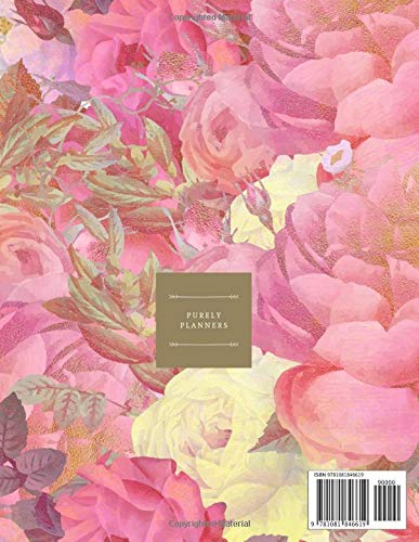 2020 Planner: One Year Weekly & Monthly View Calendar, Organizer and Appointment Notebook - Roses