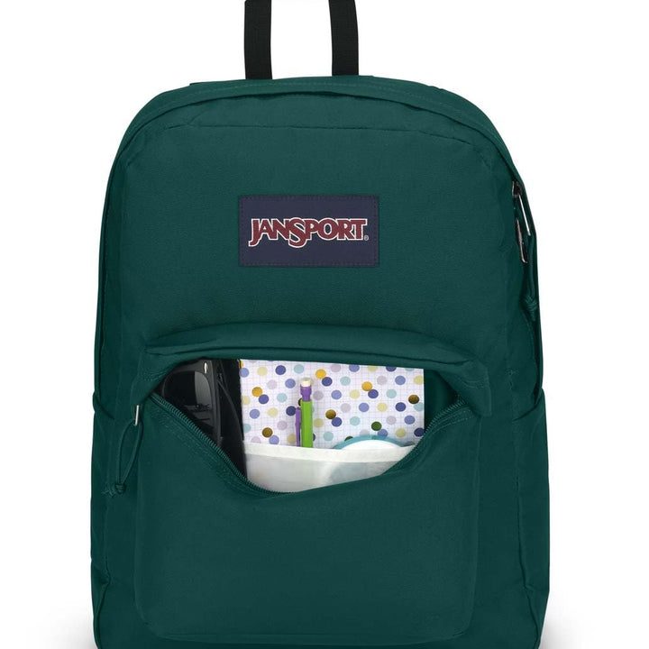 JanSport SuperBreak One Backpacks - Durable, Lightweight Bag with 1 Main Compartment, Front Utility Pocket with Built-in Organizer - Premium Backpack - Deep Juniper One Size