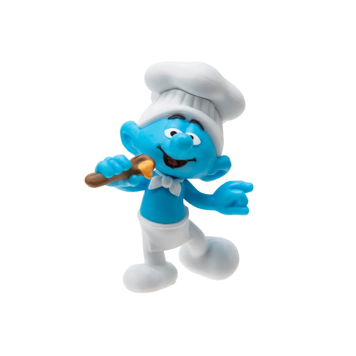 The Smurfs 40TH Anniversary Classic Figure 10 Pack - Features 2-Inch Smurfette, Grouchy, Greedy, Papa Smurf, Brainy, Hefty, Vanity, Harmony, Jokey, Chef - Authentic Details