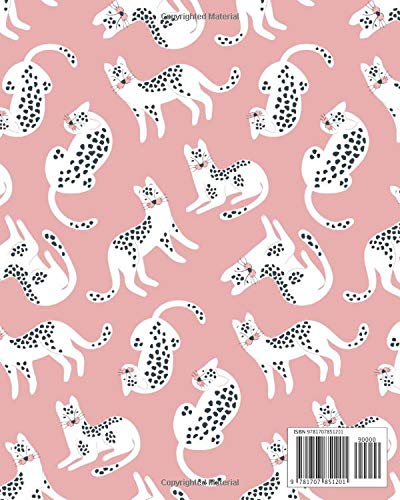 2020 Planner: Weekly and Monthly Planner Jan 1, 2020 to Dec 31, 2020 | Weekly Monthly Daily View Planner Organizer Calendar | Pink Gold Trendy Leopard Cheetah