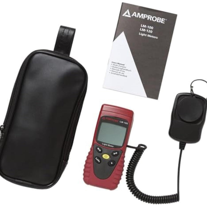 Amprobe-3052348 LM-100 Light Meter with Silicon Photodiode and Filter LM-100: Light Meter