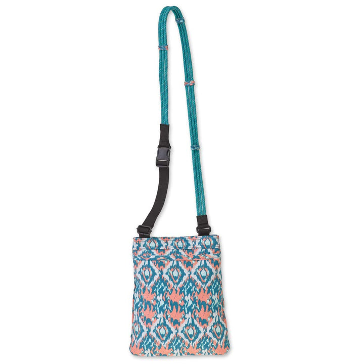 KAVU Keepalong Semi Padded Sling Canvas Rope Crossbody Bag One Size Got Dots