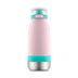 Ello Emma 14oz Vacuum Insulated Stainless Steel Kids Water Bottle with Straw and Built-in Carrying Handle and Leak-Proof Locking Lid for School Backpack, Lunchbox and Outdoor Sports Cotton Candy