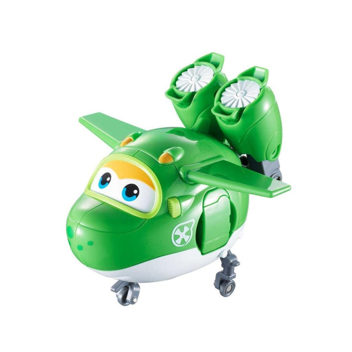 Super Wings - Transforming Mira Toy Airplane Figure | 5" Scale | Fun Toy for 3 4 5 year old Boys and Girls | Preschool Kids Birthday Gift, Green (YW710280)