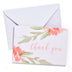 Gartner Studios Peach Floral Watercolor Thank You Cards, Wedding Supplies, 5 x 3.5, with 50 Blank Cards, 50 Envelopes