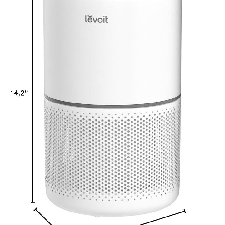 LEVOIT Air Purifiers for Home Bedroom, Smart WiFi, HEPA Sleep Mode for Home Large Room, Quiet Cleaner for Pet Hair, Allergies, Dust, Smoke, Pollon, White Noise, Alexa Control, Core300S-P, White WIFI enabled Purifier