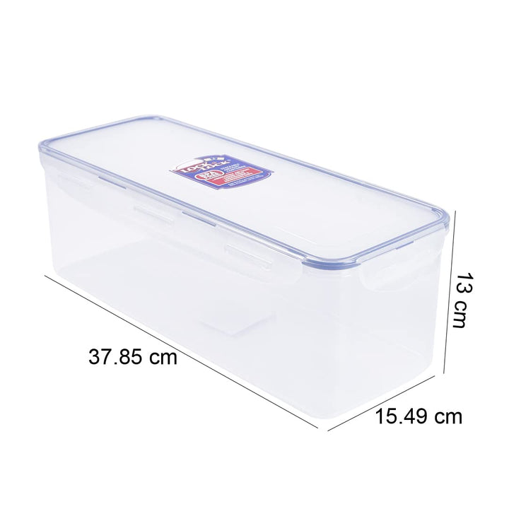 LOCK & LOCK Easy Essentials Food Storage lids/Airtight containers, BPA Free, Bread Box-21.1 Cup, Clear