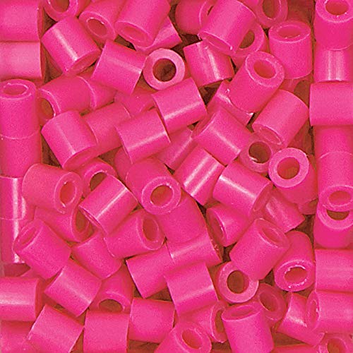 Perler Beads Fuse Beads for Crafts, 1000pcs, Pink, Small