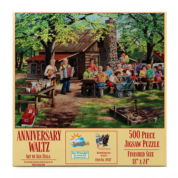 Sunsout Anniversary Waltz 500 Pc Jigsaw Puzzle 39517