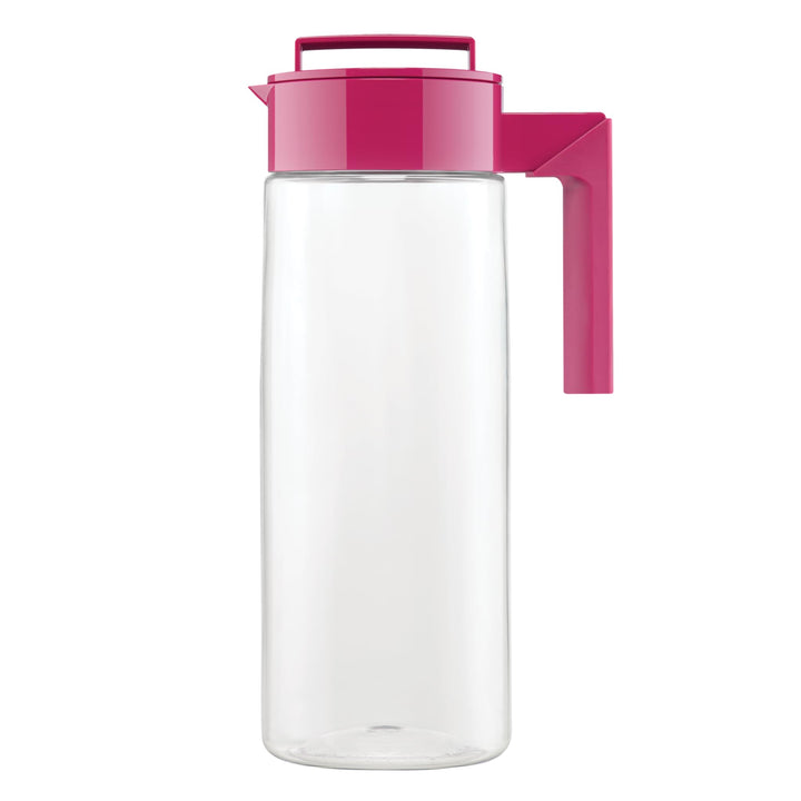 Takeya 2 Qt BPA Free Airtight Pitchers with Lids, Raspberry and Blueberry