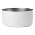 Simple Modern Stainless Steel Pet Water Bowl for Dogs & Cats | Reusable Insulated Stainless Steel Food Bowls for Dog Cat | No Tip No Slip BPA Free | Bentley Collection | Large (64oz) | Winter White