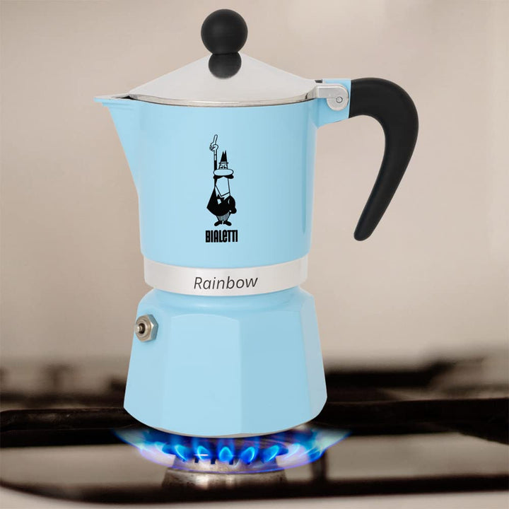 Bialetti - Moka Express: Iconic Stovetop Espresso Maker, Makes Real Italian Coffee, Moka Pot 3 Cups (4.3 Oz - 130 Ml), Aluminium, Silver 3-Cup