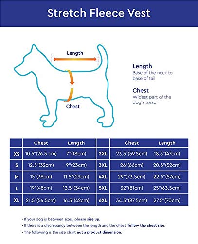Gooby Stretch Fleece Vest Dog Sweater - Steel Blue, X-Large - Warm Pullover Fleece Dog Jacket - Winter Dog Clothes for Small Dogs Boy - Dog Sweaters for Small Dogs to Dog Sweaters for Large Dogs X-Large Length (16.5")