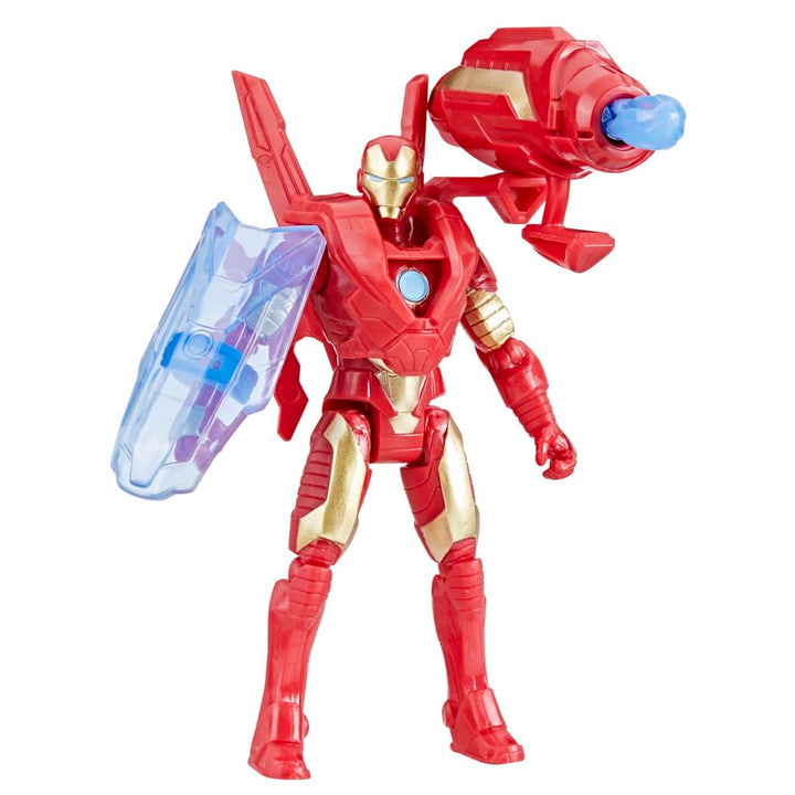 Marvel Epic Hero Series Battle Gear Iron Man Action Figure, 4-Inch, Avengers Super Hero Toys for Kids Ages 4 and Up Iron Man (Battle Gear)