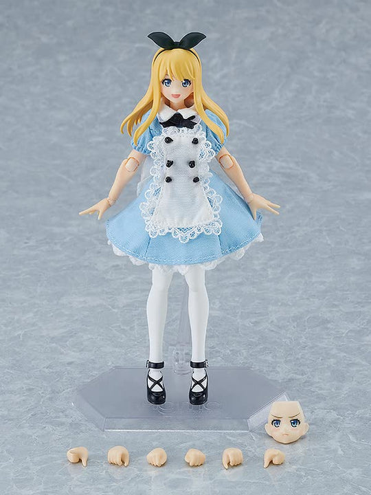 Max Factory Figma Styles: Female Body (Alice) Dress & Apron Outfit Figma Action Figure