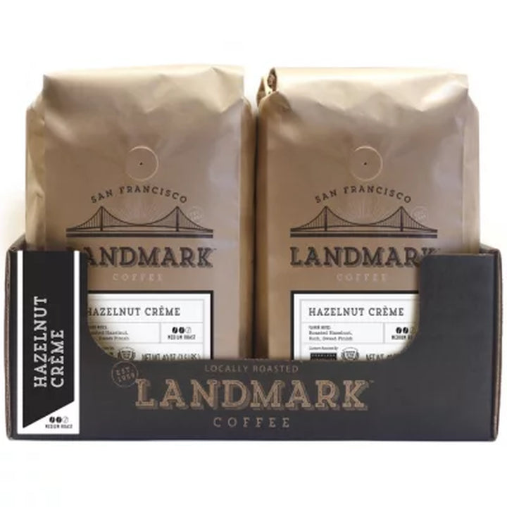 Landmark Ground Coffee, Hazelnut Creme (40 Oz.)