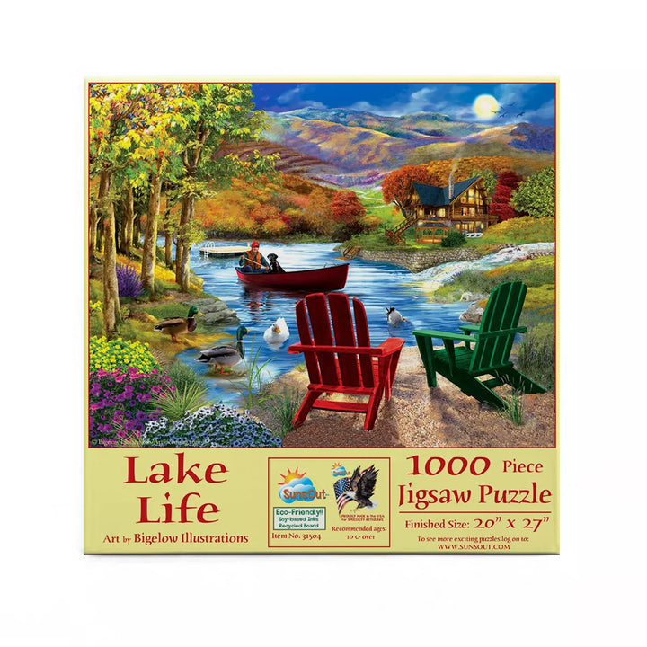 Sunsout Lake Life 1000 Pc Jigsaw Puzzle 31504