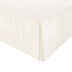 Basics Lightweight Pleated Bed Skirt, King, Off White