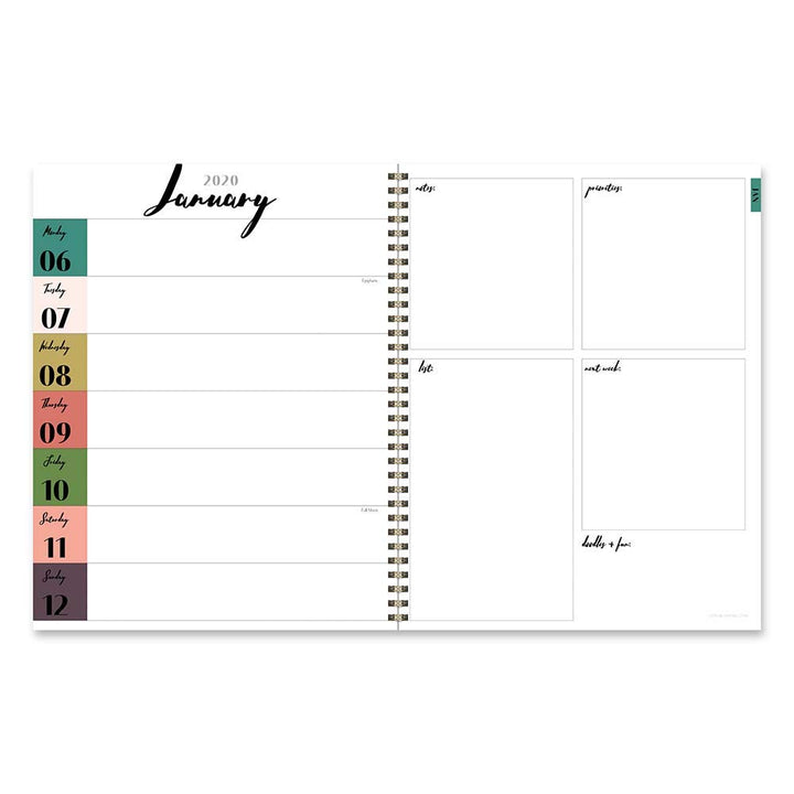 2020 Plum Year Large Weekly Monthly Planner