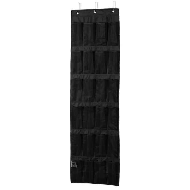 Basics Over the Door Organizer with 24 Pockets - Black