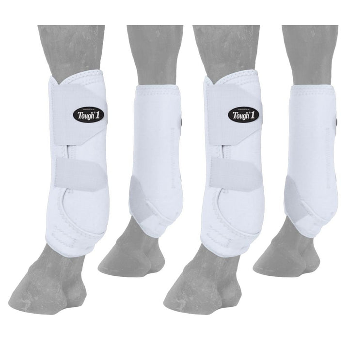 Tough 1 Extreme Vented Sport Boots Set Medium White