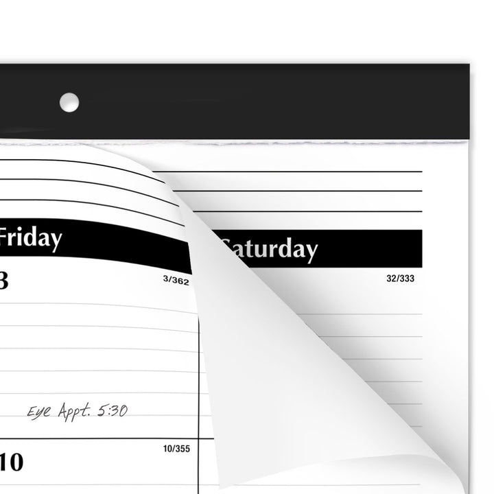 AT-A-GLANCE 2025 Desk Calendar, Desk Pad, 21-3/4" x 17", Large, Ruled Blocks, Monthly (SK250025) 1 Count 2025 New Edition