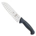 Mercer Culinary M22707 Millennia Black Handle, 7-Inch Granton Edge, Santoku Knife 7" Santoku Knife (Granton Edge)