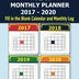 4 Year Monthly Planner 2017 -2020: When you need to plan for the future and a 1 year calendar planner isn't enough you need a 4 year monthly planner for years 2017 thru 2020.