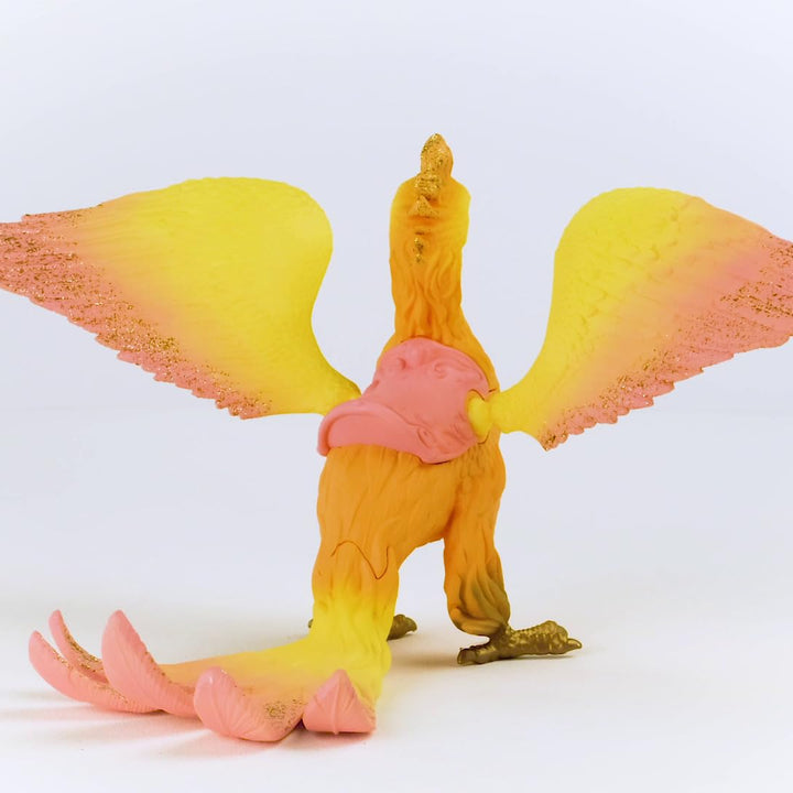 Schleich Bayala Phoenix Mythical Fantasy Action Figure - Kids Imagination Realistic Dragon Creature with Movable Wings for Girls and Boys with Eye and Head Art Details, Gift for Kids Age 4+