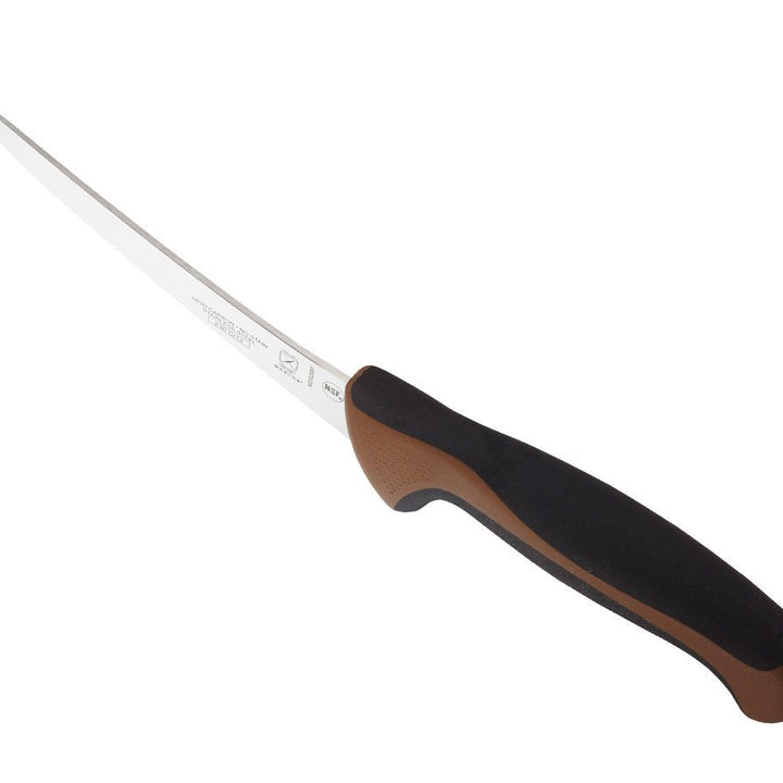 Mercer Culinary Brown Millennia Colors Handle, 6" Curved Boning Knife